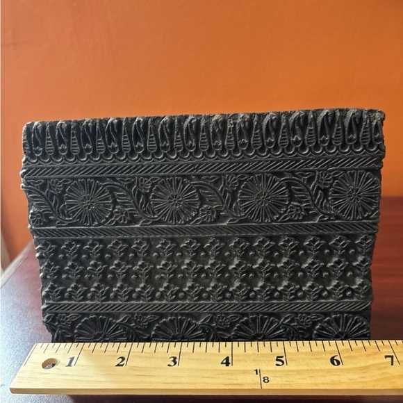 India hand carved wood block - Picture 5 of 8